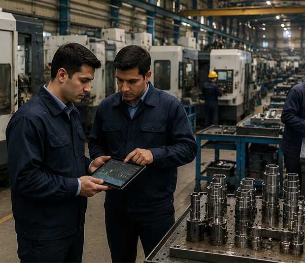 کیس استادی در کارگاه تولیدی