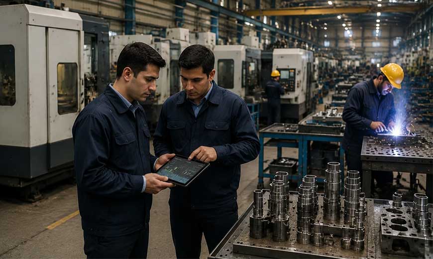 کیس استادی در کارگاه تولیدی